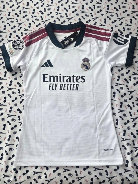 adidas Tops - Real Madrid Mbappé 10 jersey Soccer Jersey White & Red